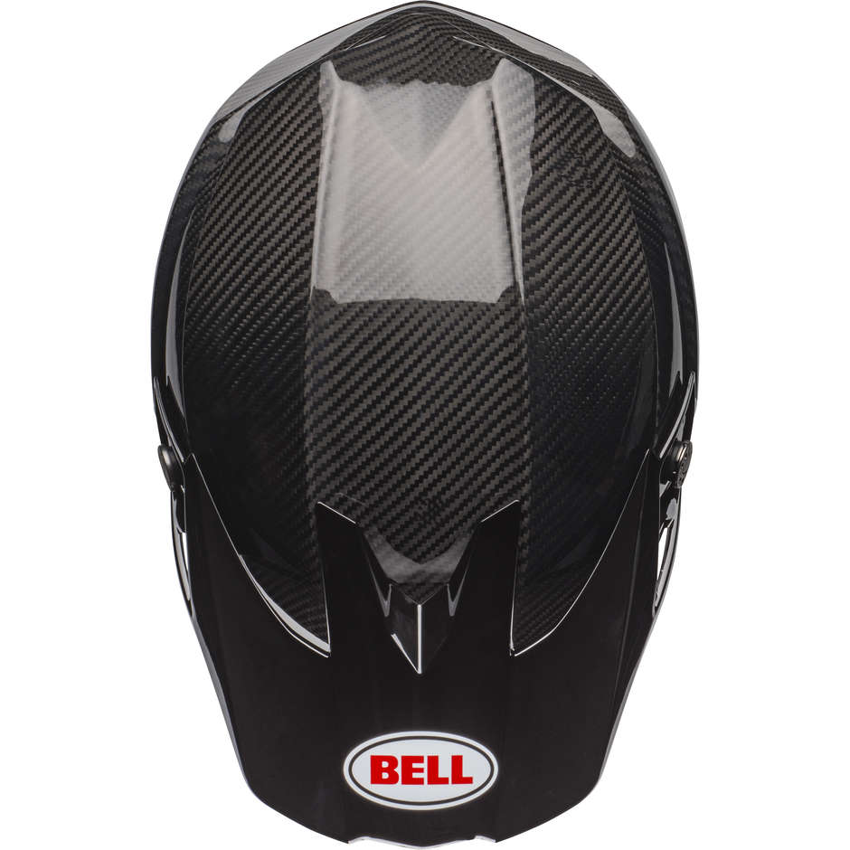 Cross Enduro Motorcycle Helmet Bell MOTO-10 SPHERICAL Glossy Black