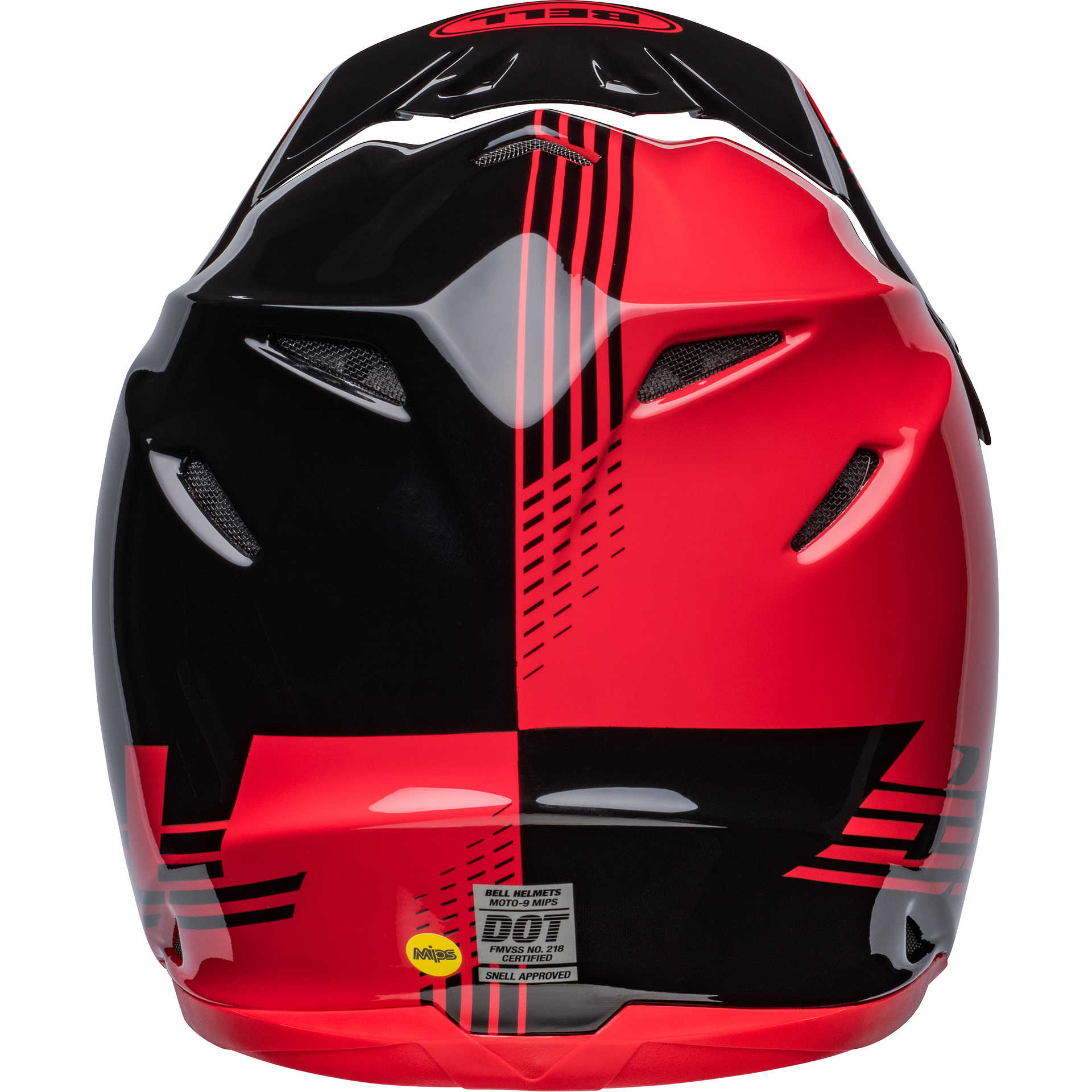 Cross Enduro Motorcycle Helmet Bell MOTO-9 MIPS LOUVER Black Red For ...