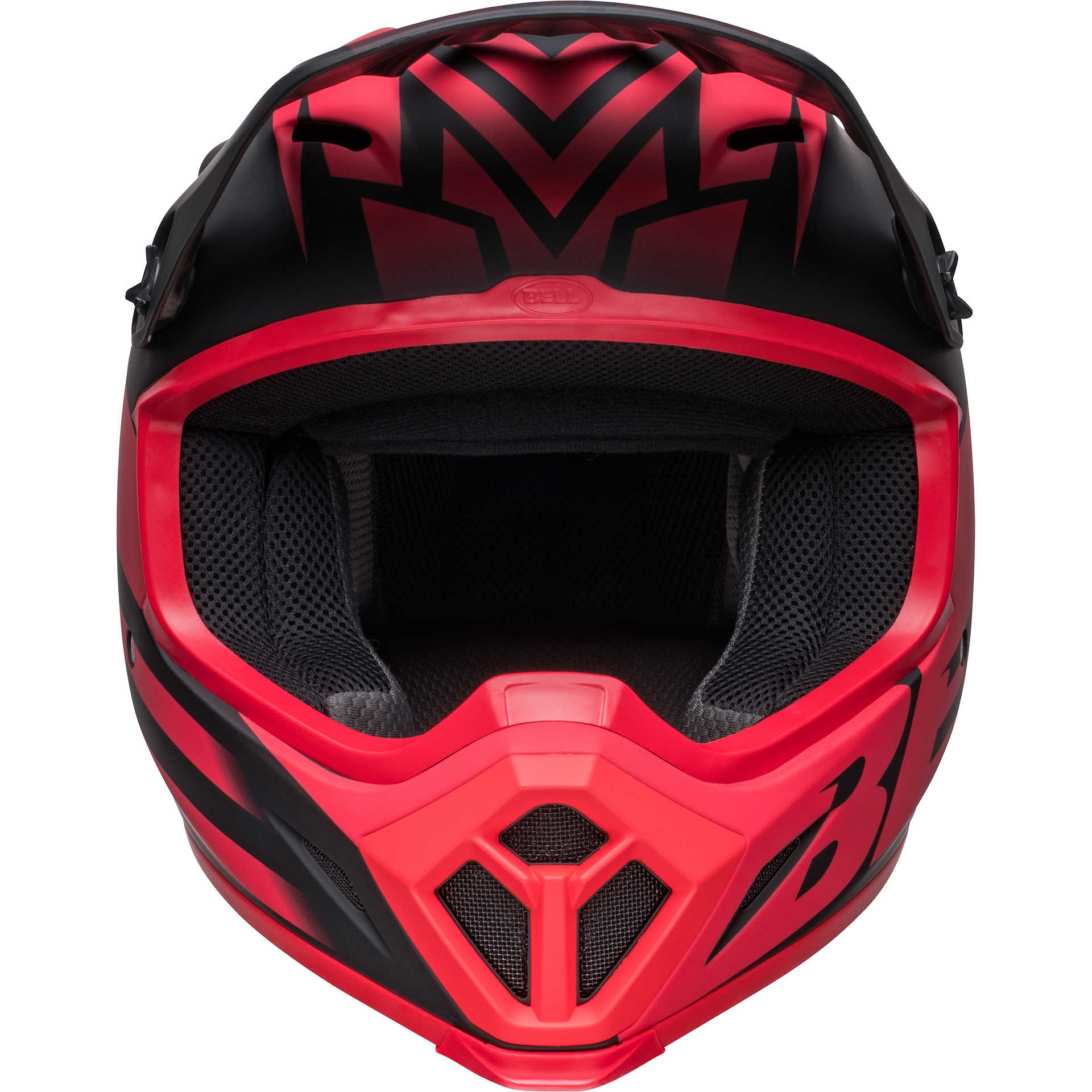 Cross Enduro Motorcycle Helmet Bell MX 9 MIPS DISRUPT Black Red