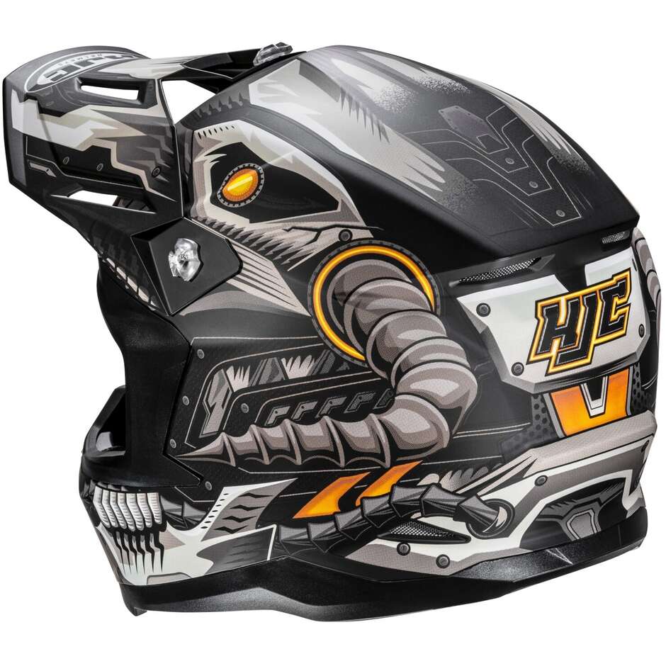 Cross Enduro Motorcycle Helmet Hjc C50 MECHA BEAST MC5SF