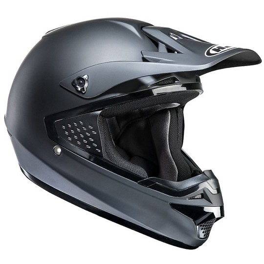 Cross Enduro Motorcycle Helmet HJC CSMX Mono Matt Black