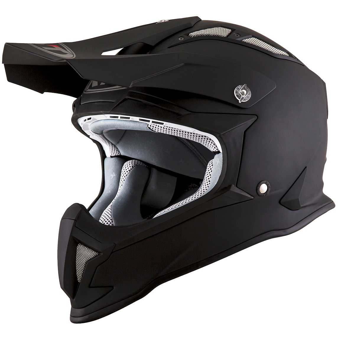 Cross Enduro Motorcycle Helmet In KYT STRIKE EAGLE PLAIN Matt Black ...