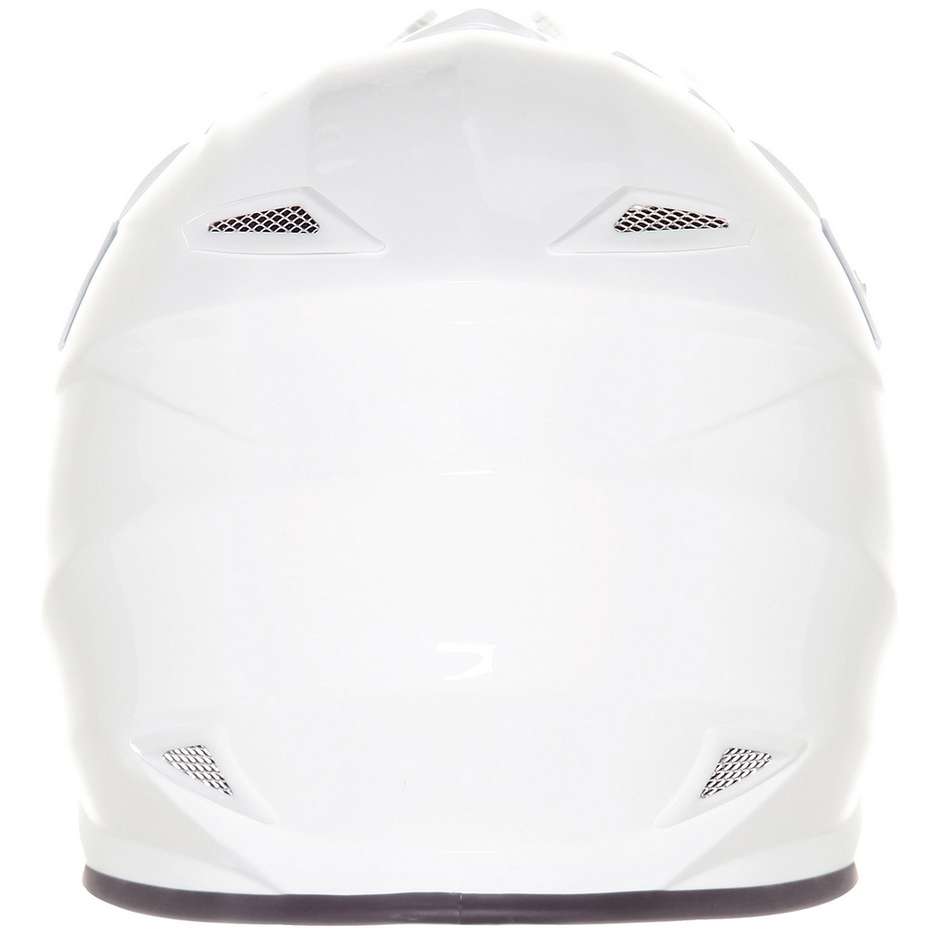 Cross Enduro Motorcycle Helmet In Suomy Fiber MR JUMP PLAIN White