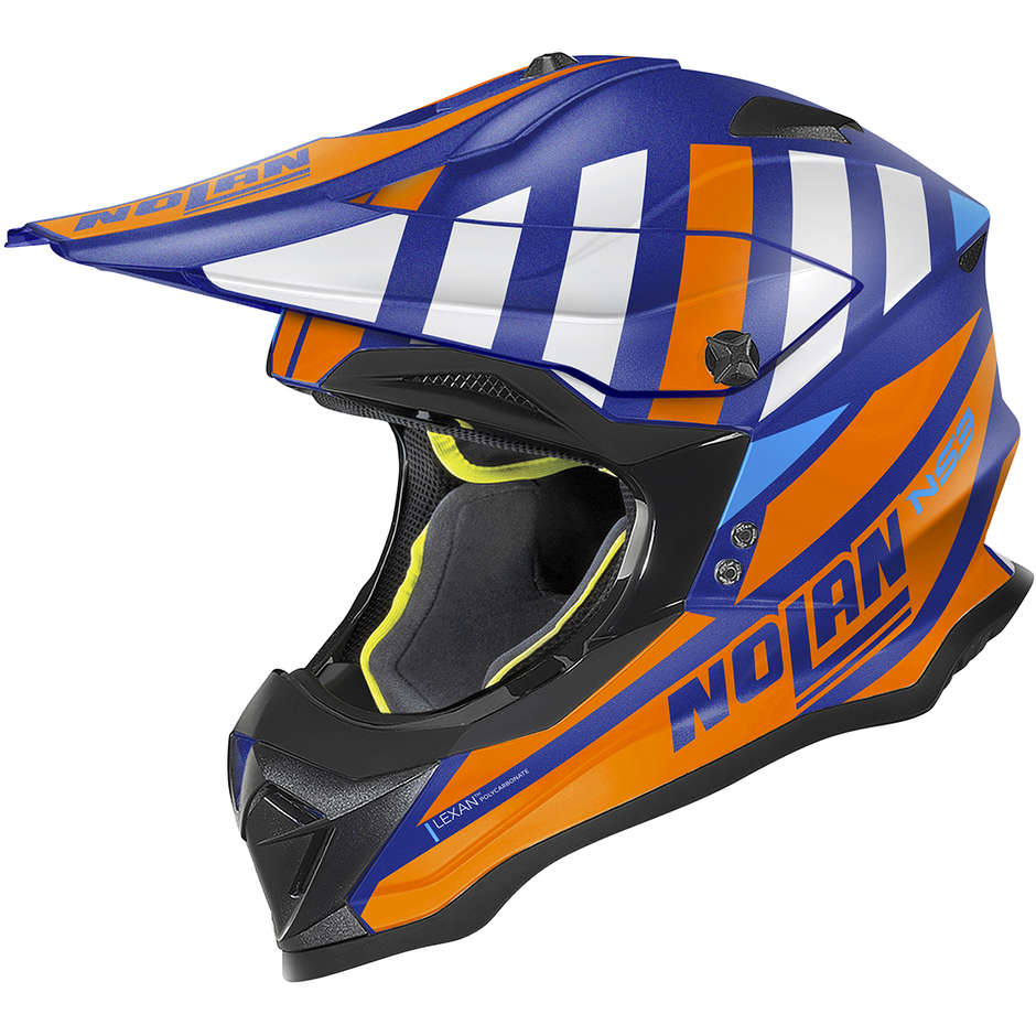 Cross Enduro Motorcycle Helmet Nolan N53 CLIFFJUMPER 077 Imperator Matt Blue