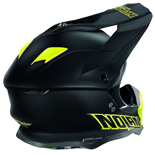 Cross Enduro Motorcycle Helmet Nolan N53 Vultur 055 Black Matt Yellow