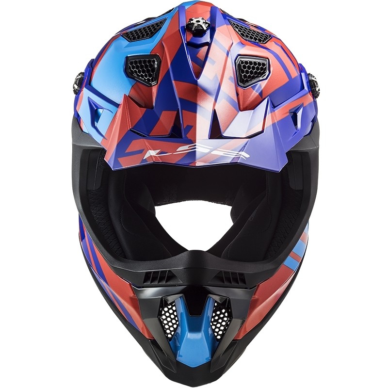 Cross Enduro Motorcycle Helmet Off Road Ls2 MX700 Subverter Evo GAMMAX Red Blue