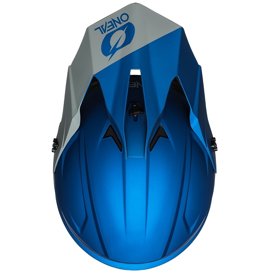 Cross Enduro Motorcycle Helmet Oneal 1Srs Helmetolid Blue