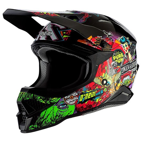 Cross Enduro motorcycle helmet O'neal 3 Series Crank 2.0 Multicolor