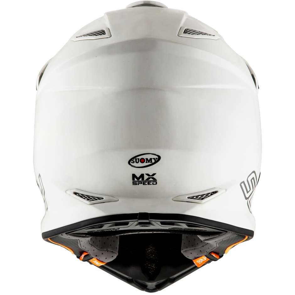Cross Enduro Motorcycle Helmet Suomy MX SPEED PLAIN White