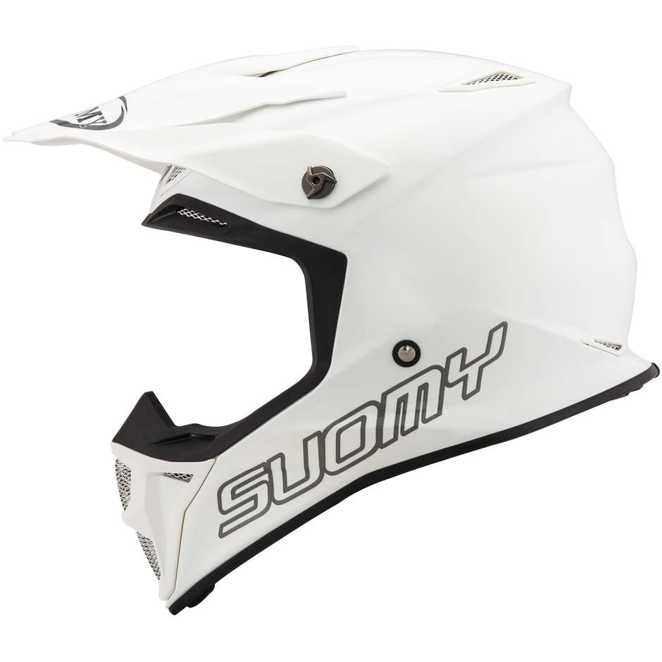Cross Enduro Motorcycle Helmet Suomy MX SPEED PLAIN White