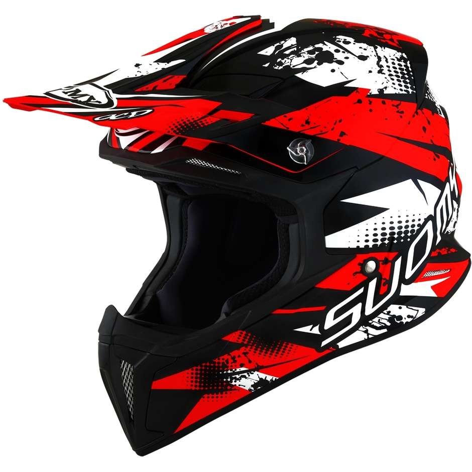 Cross Enduro Motorcycle Helmet Suomy X-WING GAP Red