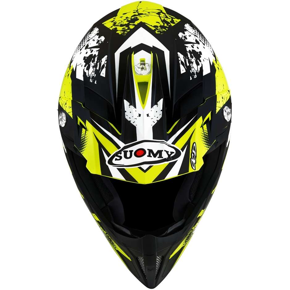 Cross Enduro Motorcycle Helmet Suomy X-WING GAP Yellow