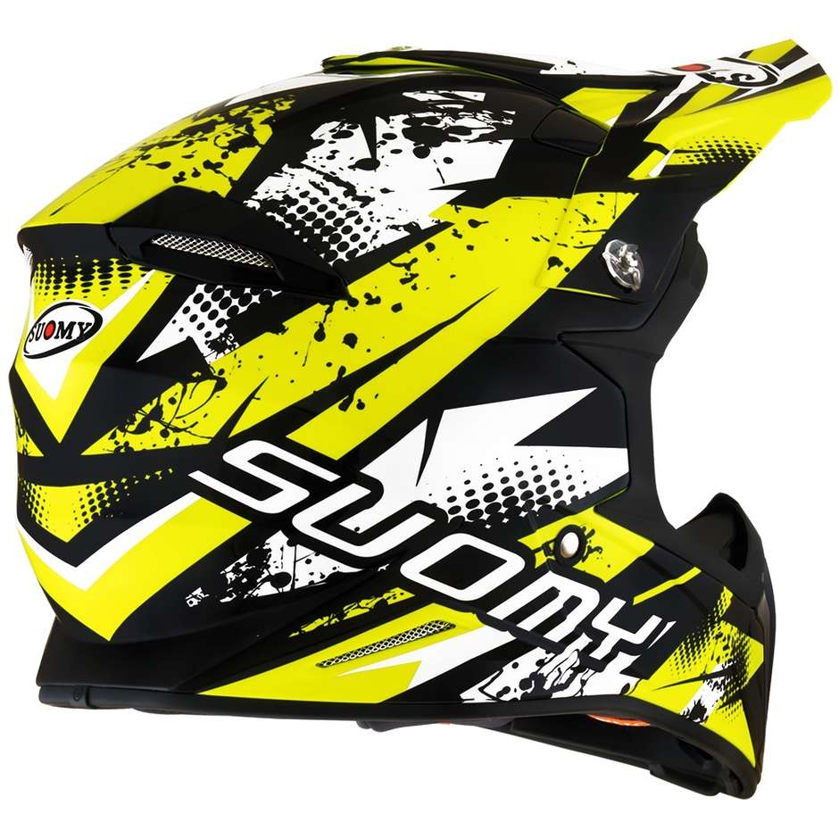 Cross Enduro Motorcycle Helmet Suomy X-WING GAP Yellow