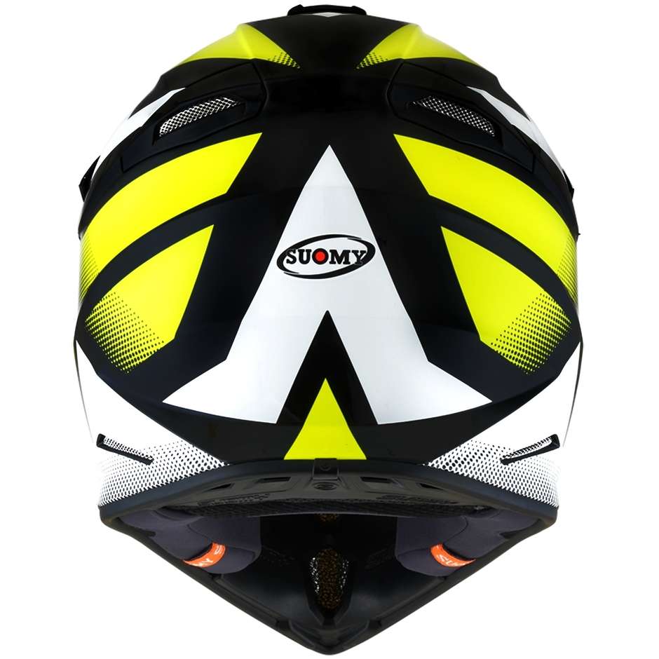 Cross Enduro Motorcycle Helmet Suomy X-WING GRIP Black Yellow