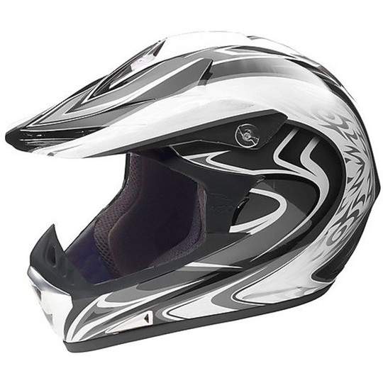 Cross Enduro Motorcycle Helmet Vemar Vrx Model C108-7 fiber Tricomposita