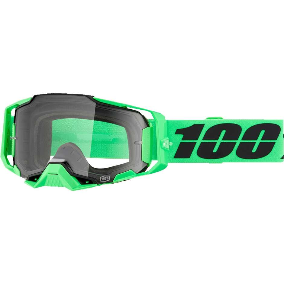 Cross Enduro Motorcycle Mask 100% ARMEGA ANZA Transparent Lens