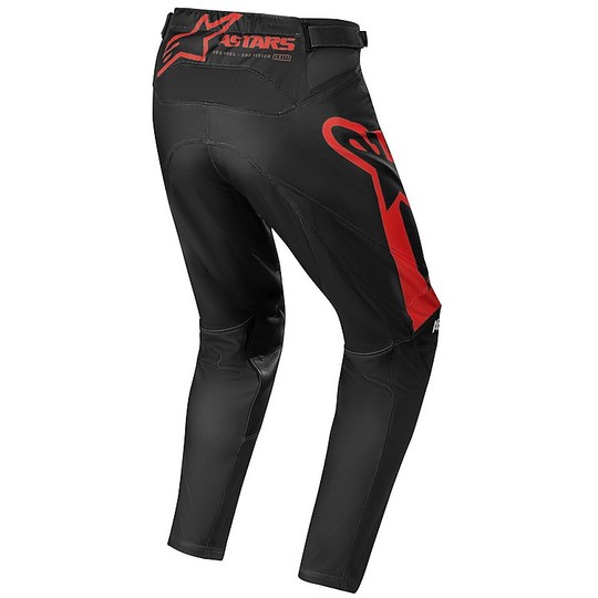 Cross Enduro Motorcycle Pants Alpinestars MX20 Racer SuperMatic Black Red