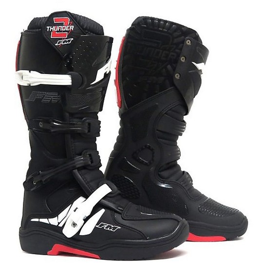 Cross Enduro Motorcycle Racing Boots THUNDER 2 MX Black