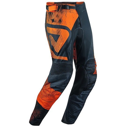 Cross Enduro Motorcycle Trousers Acerbis MudCore Special Edition Gray / Yellow Fluo