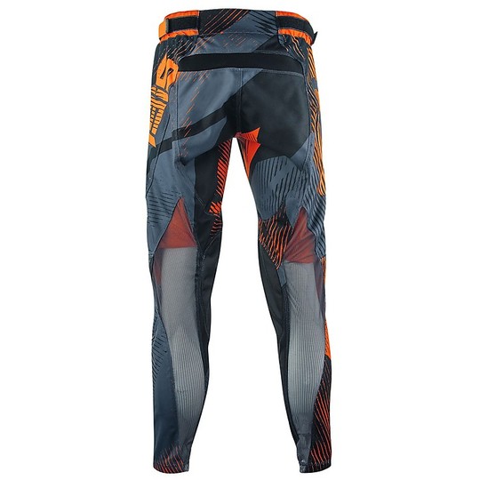 Cross Enduro Motorcycle Trousers Acerbis MudCore Special Edition Gray / Yellow Fluo