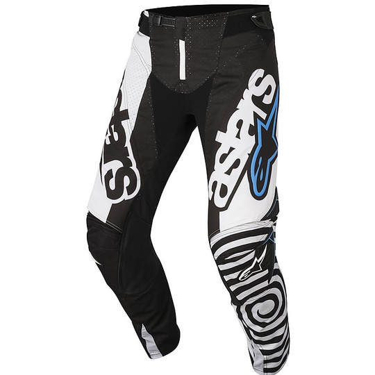 Cross Enduro Motorcycle Trousers Alpinestars Techstar Venom Black / White