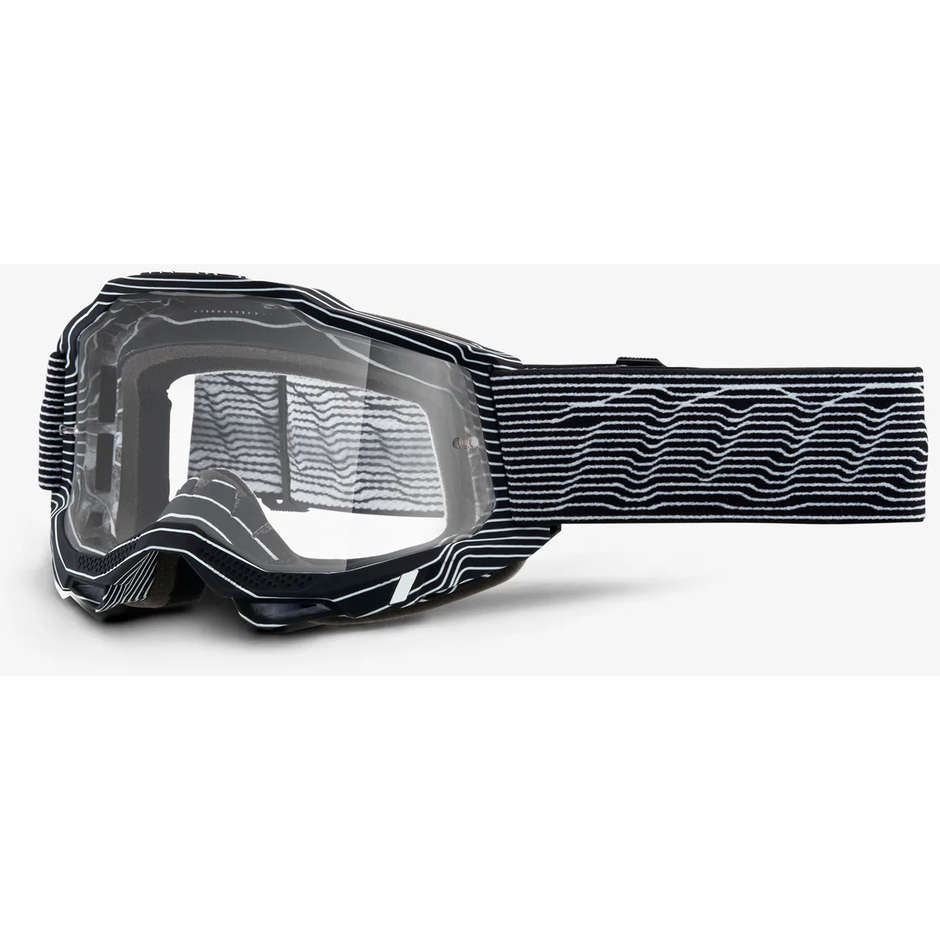 Cross Enduro Motorradbrille 100% ACCURI 2 Silo Silver Mirror Lens