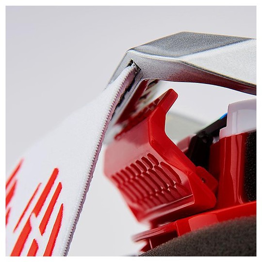 Cross Enduro Motorradbrille 100% ARMEGA Falcon5 Hiper Red Mirror Lens