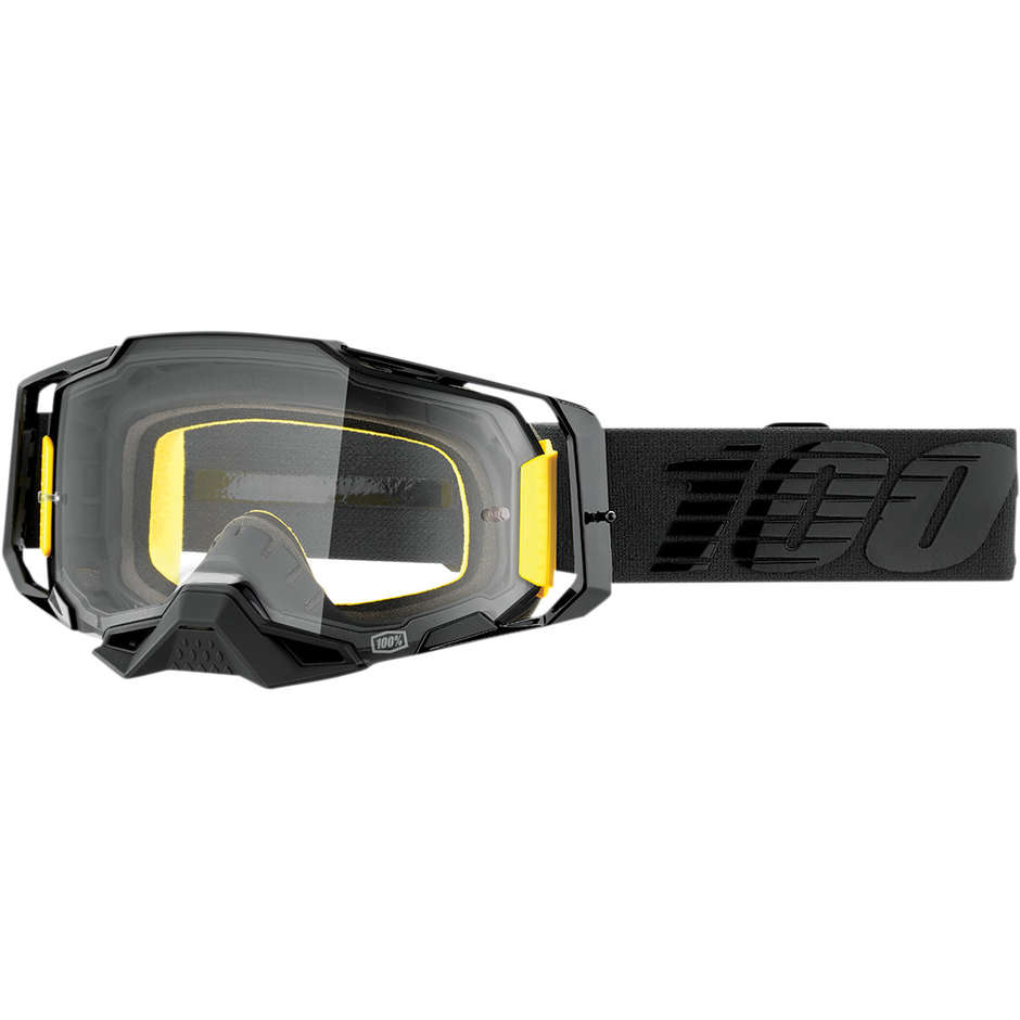 Cross Enduro Motorradbrille 100% ARMEGA Nightfall Transparent Lens