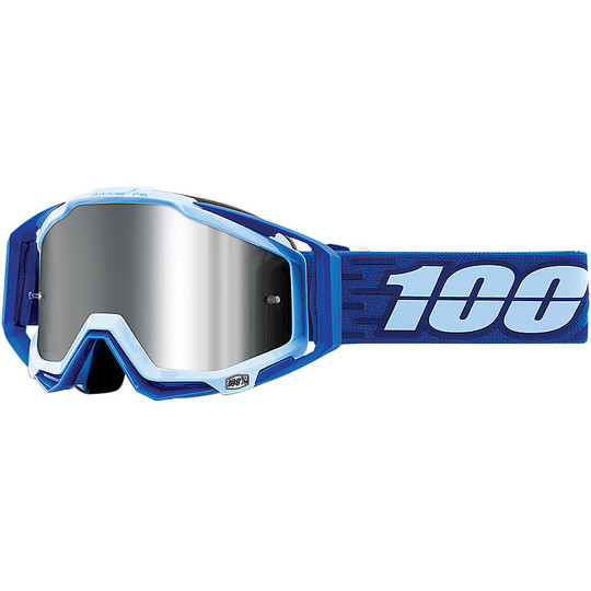 Cross Enduro Motorradbrille Maske 100% RACECRAFT + Rodion Llente Spiegel