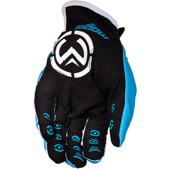 Cross Enduro Motorradhandschuhe Moose Racing MX1 Handschuh Blau