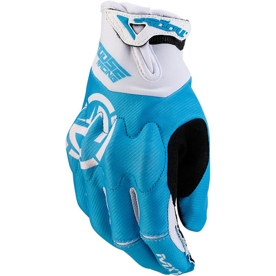 Cross Enduro Motorradhandschuhe Moose Racing MX1 Handschuh Blau