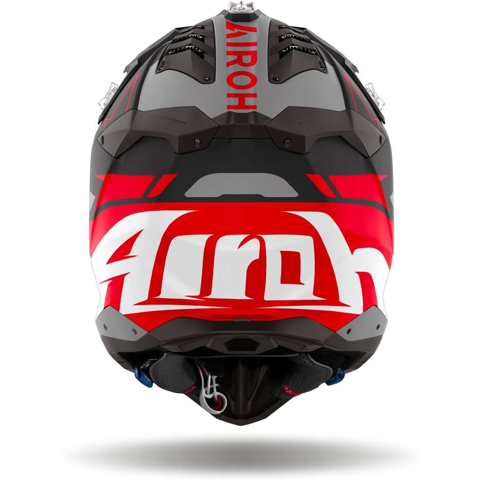 Cross Enduro Motorradhelm Airoh AVIATOR 3 SPIN Matt Rot