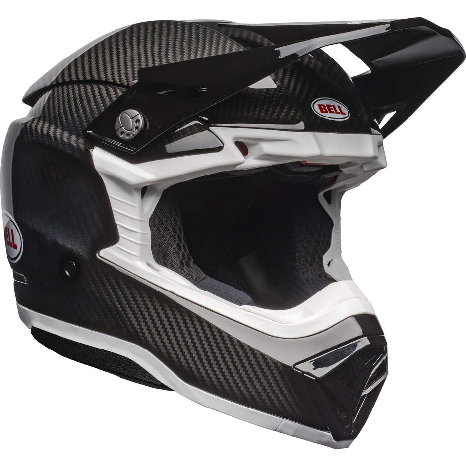Cross Enduro Motorradhelm Bell MOTO-10 SPHERICAL Glossy Black