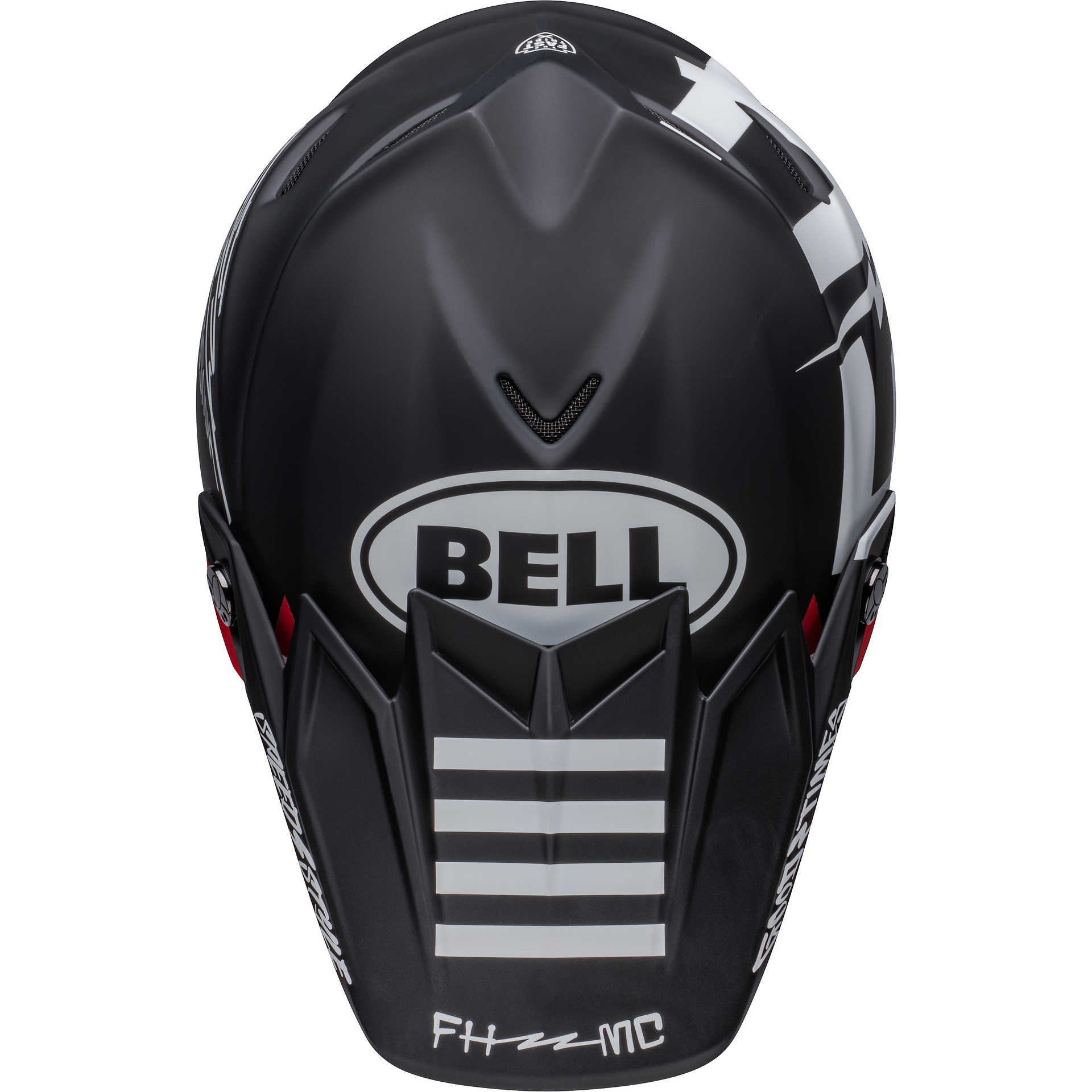 Cross Enduro Motorradhelm Bell MX-9 MIPS FASTHOUSE Schwarz Matt Grau Online-Verkauf  