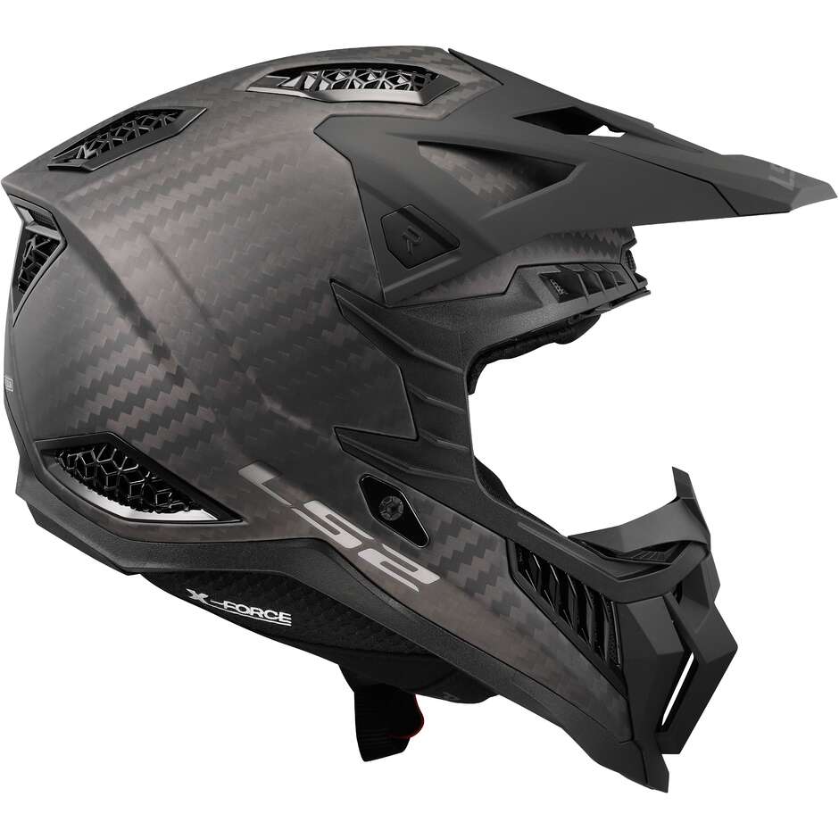 Cross Enduro Motorradhelm LS2 MX703 C X-FORCE PRO FIM Matt Carbon