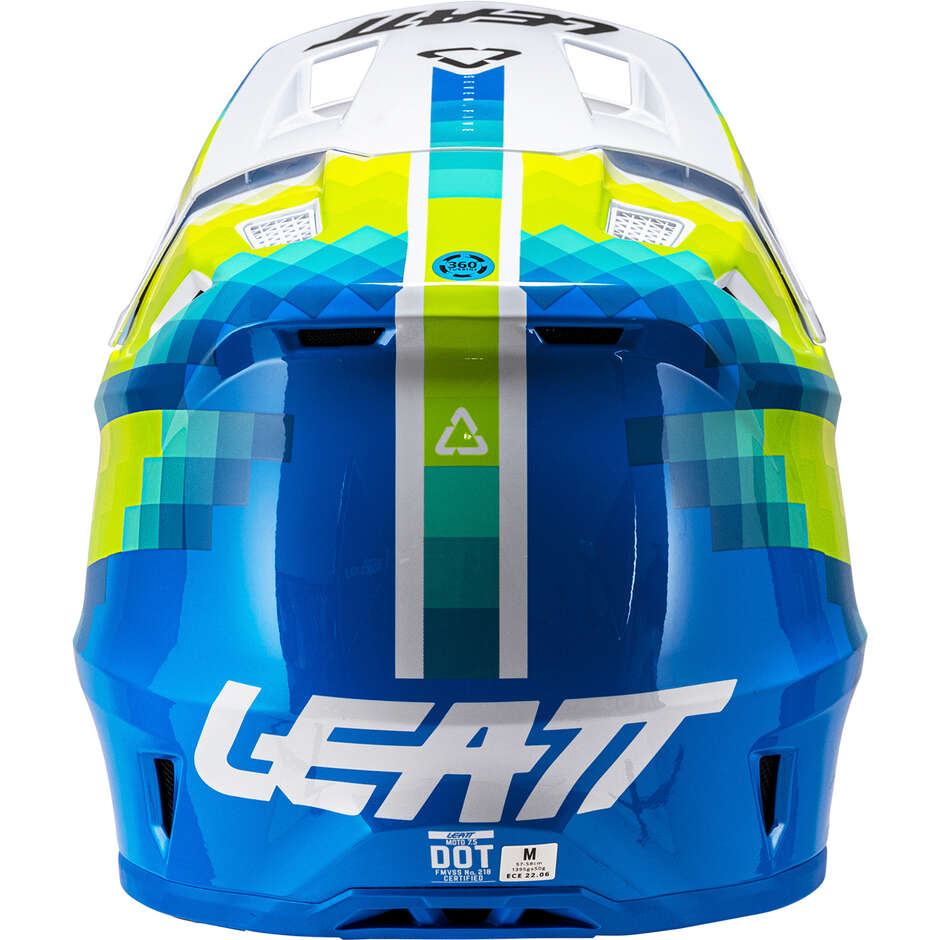 Cross-Enduro-Motorradhelm mit Visier KIT 7.5 - V26 Leatt Blau