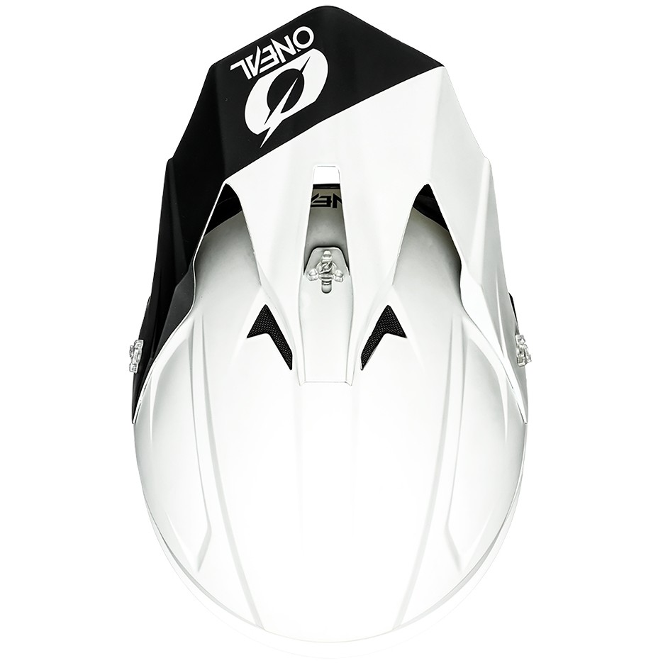 Cross Enduro Motorradhelm Oneal 1Srs Helmetolid White