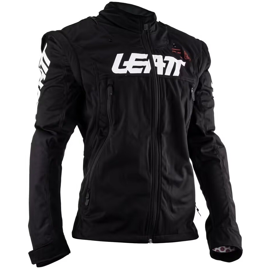 Cross Enduro Motorradjacke Leatt 4.5 LITE Schwarz