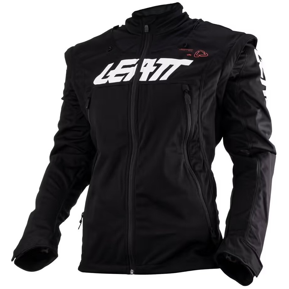Cross Enduro Motorradjacke Leatt 4.5 LITE Schwarz