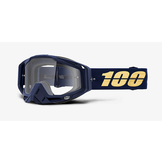 Cross Enduro Motorradschutzbrille Maske 100% RACECRAFT Bakken Clear Lens