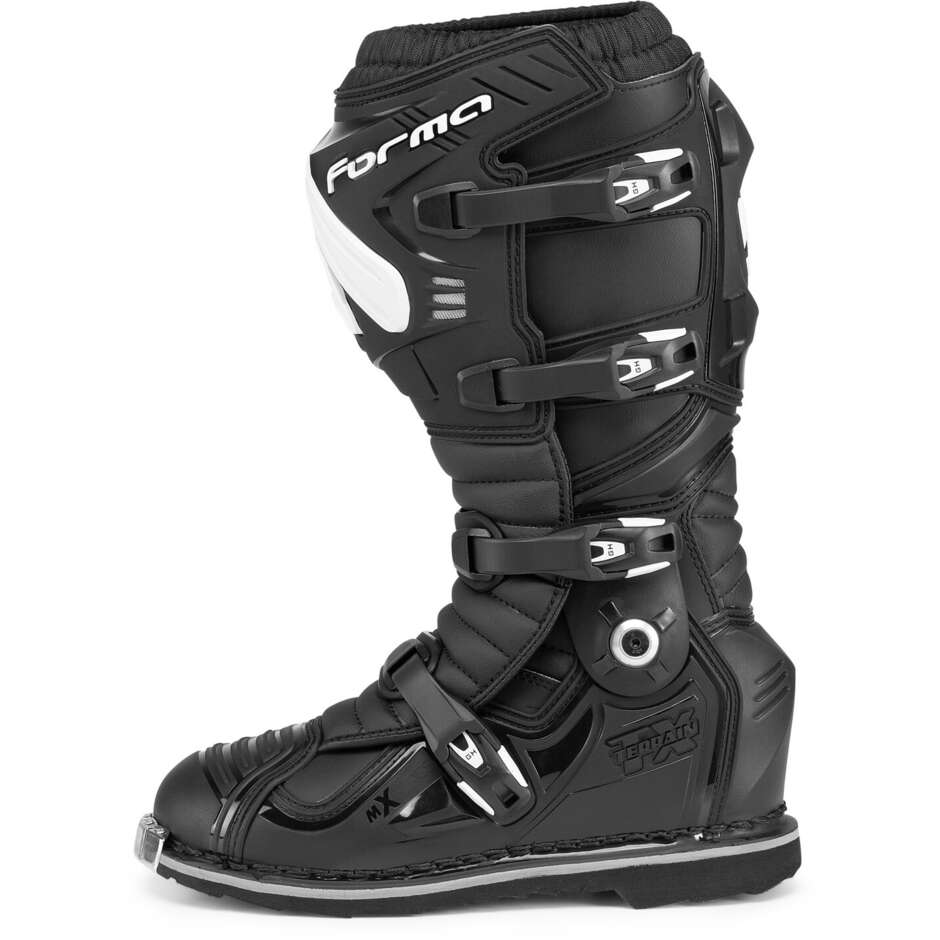 Cross Enduro Motorradstiefel Forma TERRAIN EVOLUTION TX Schwarz