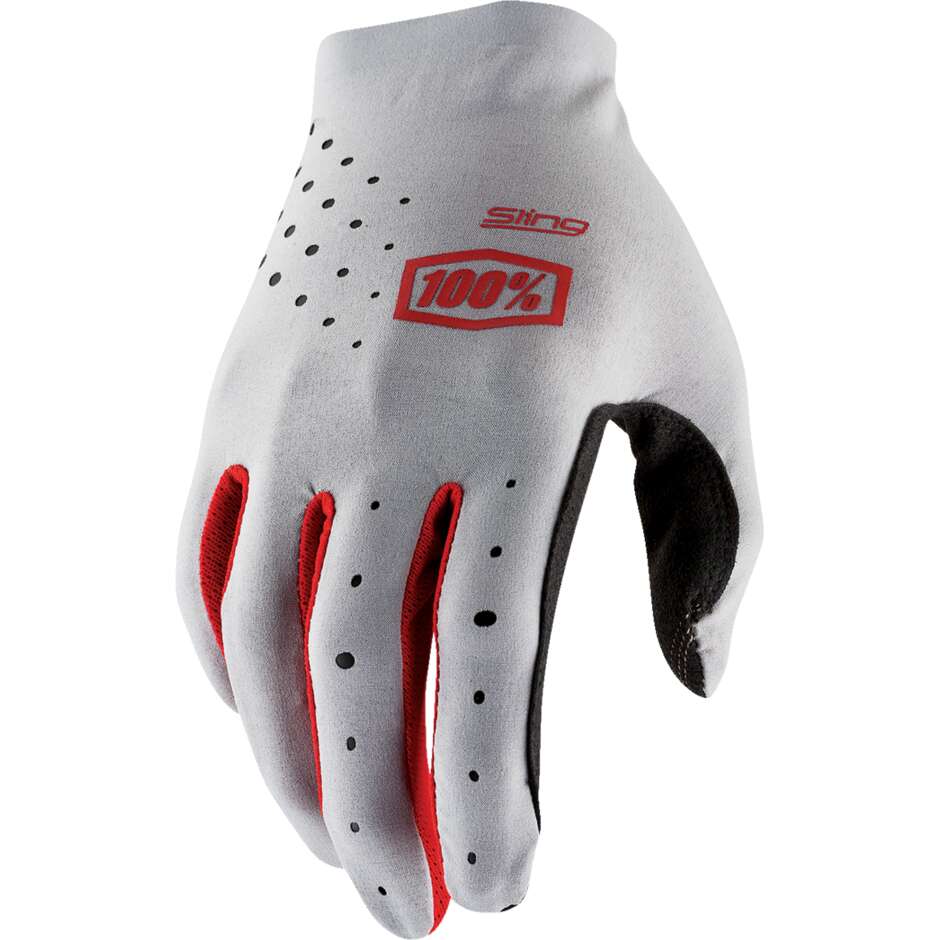 Cross Enduro MTB Motorcycle Gloves 100% SLING MX White Red