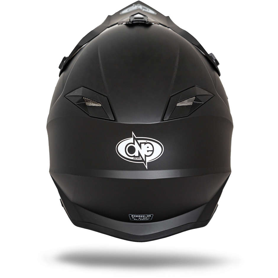 Cross Enduro One Tiger 2.0 Motorcycle Helmet Matte Black