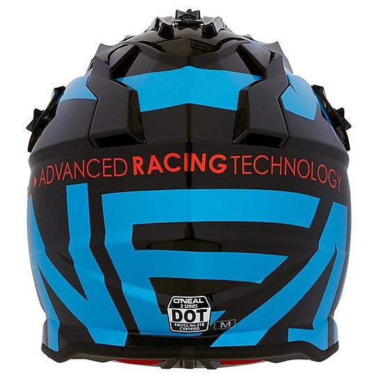 Cross Enduro O'neal 2 Series RL Slick Black Motorcycle Helmet