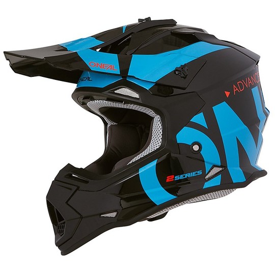 Cross Enduro O'neal 2 Series RL Slick casque de moto Noir Bleu