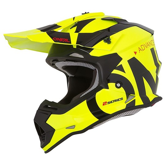Cross Enduro O'neal 2 Series RL Slick Neon Yellow Helmet