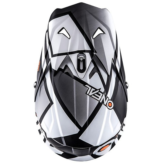 Cross Enduro O'neal 3 Series Radium casque de moto Noir Blanc