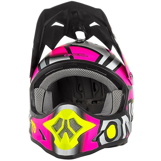 Cross Enduro O'neal 3 Series Radium Pink casque de moto