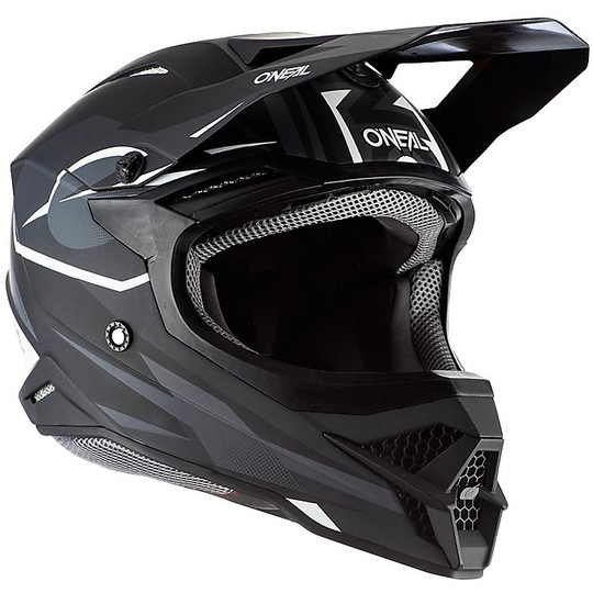 Cross Enduro O'neal 3 Series Riff Motorcycle Helmet Black Gray