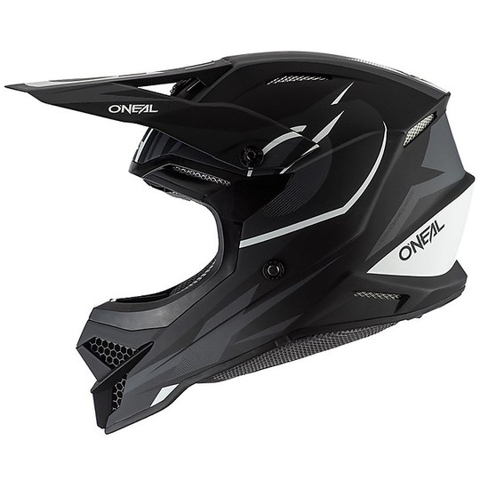 Cross Enduro O'neal 3 Series Riff Motorcycle Helmet Black Gray